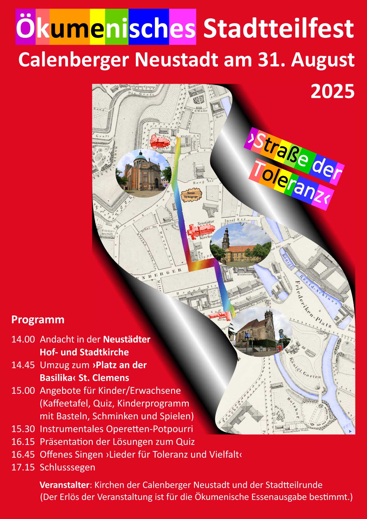 Plakat für die Straße der Toleranz