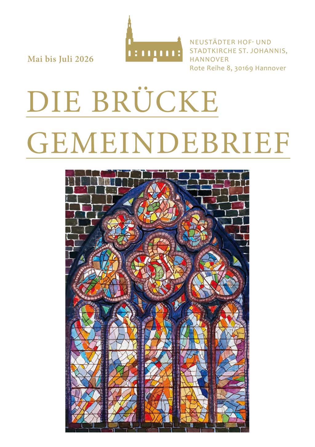 Titelseite des Gemeindebriefs "Die Brücke 2/2026"