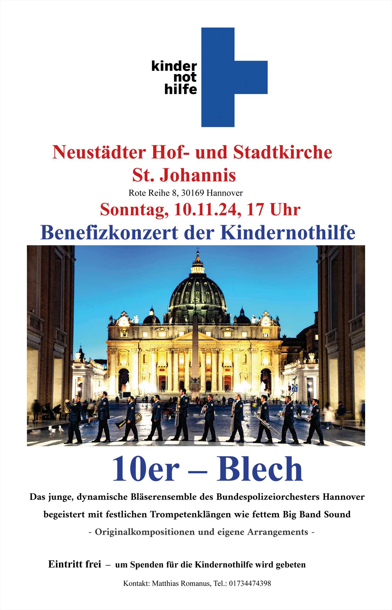 10er Blech Konzert am 10.11.2024