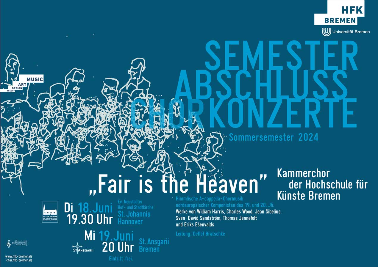 Plakat Kammerchorkonzert 2024 06 18