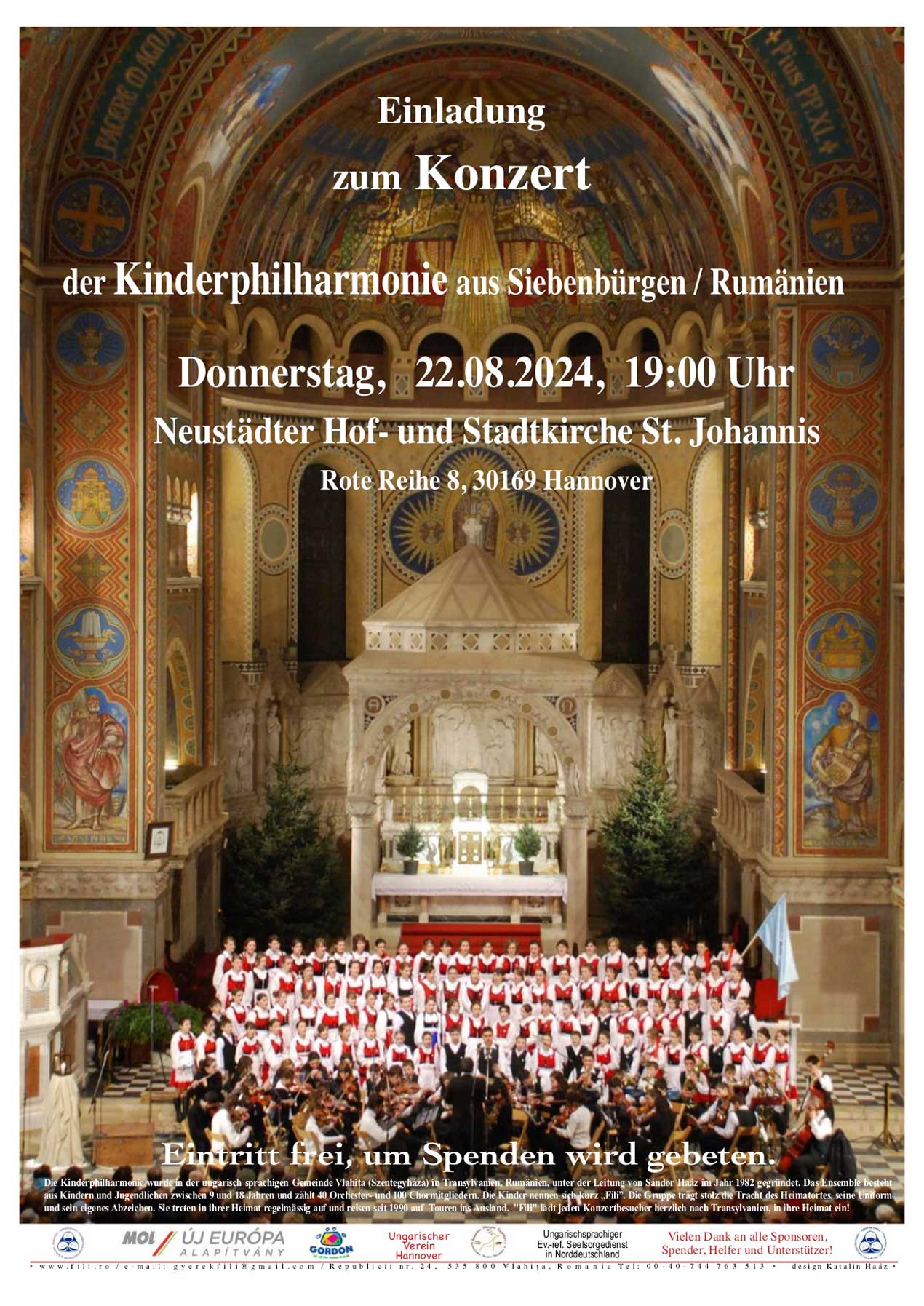 Plakat Kinderphilarmonie 22. August 2024